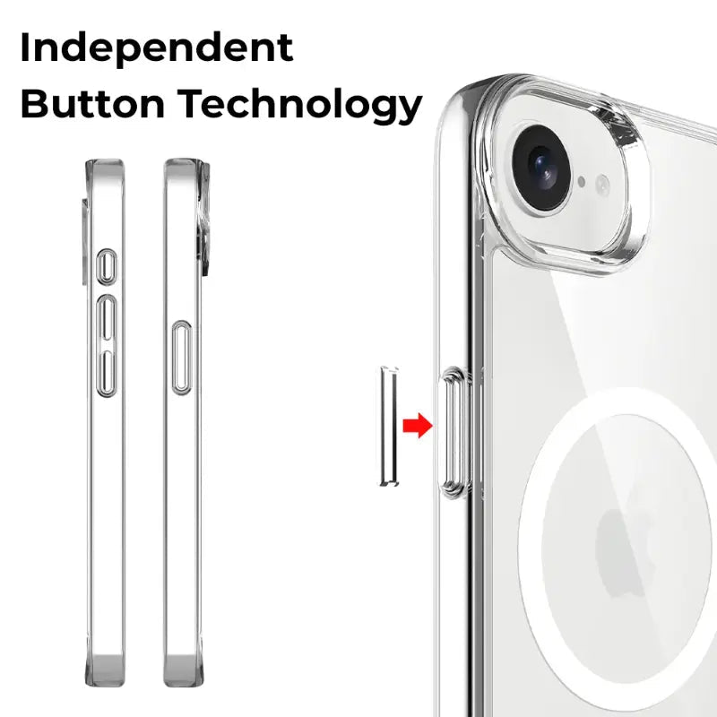 iPhone 16e Crystal Clear Magnetic Case - GLASSOLOGY