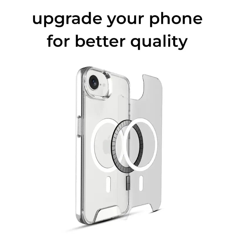 iPhone 16e Crystal Clear Magnetic Case - GLASSOLOGY