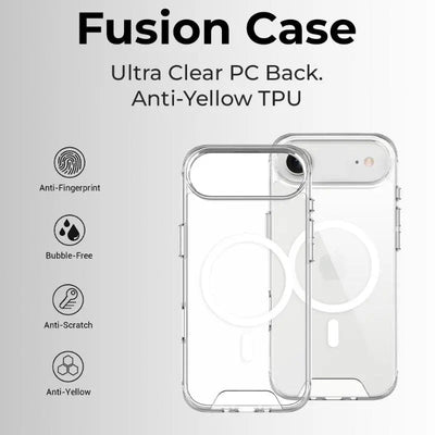 iPhone 17 Air Bundle [Magsafe Clear Case, Privacy Screen protector] - GLASSOLOGY