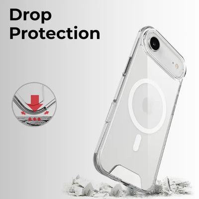 iPhone 17 Air Bundle [Magsafe Clear Case, Privacy Screen protector, 30 W Adapter) - GLASSOLOGY