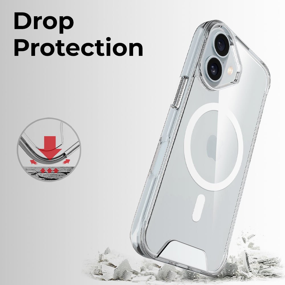 iPhone 17 Air Bundle [Magsafe Clear Case, Privacy Screen protector, 30 W Adapter) - GLASSOLOGY