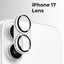 Phone lens with 'iPhone 17 Lens' text on a white background