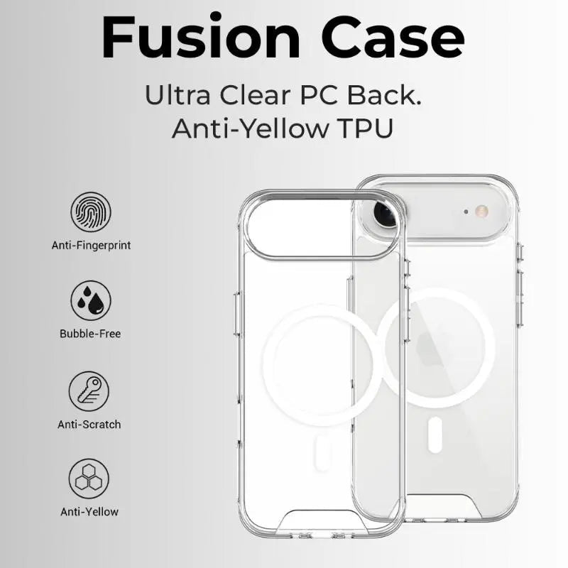 iPhone 17 Air Bundle [Magsafe Clear Case, Privacy SP] - GLASSOLOGY