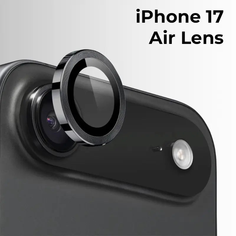 iPhone 17 Air Lens Protector (Black) - GLASSOLOGY
