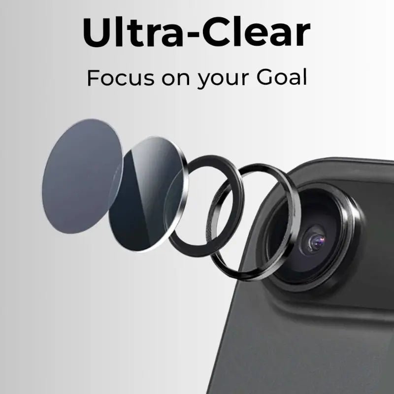 iPhone 17 Air Lens Protector (Black) - GLASSOLOGY
