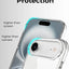 iPhone 17 Air Slim Clear Case with Magnetic Support | Transparent Back - GLASSOLOGY