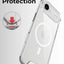 iPhone 17 Air Slim Clear Case with Magnetic Support | Transparent Back - GLASSOLOGY