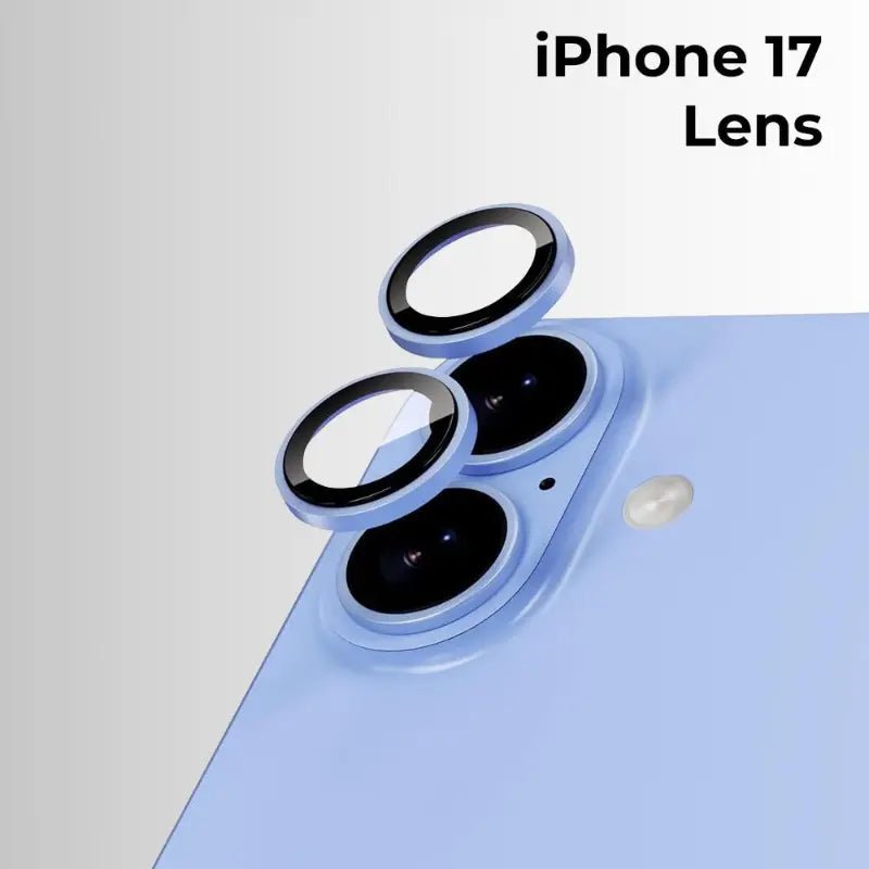 iPhone 17 Lens Protector (Blue) - GLASSOLOGY