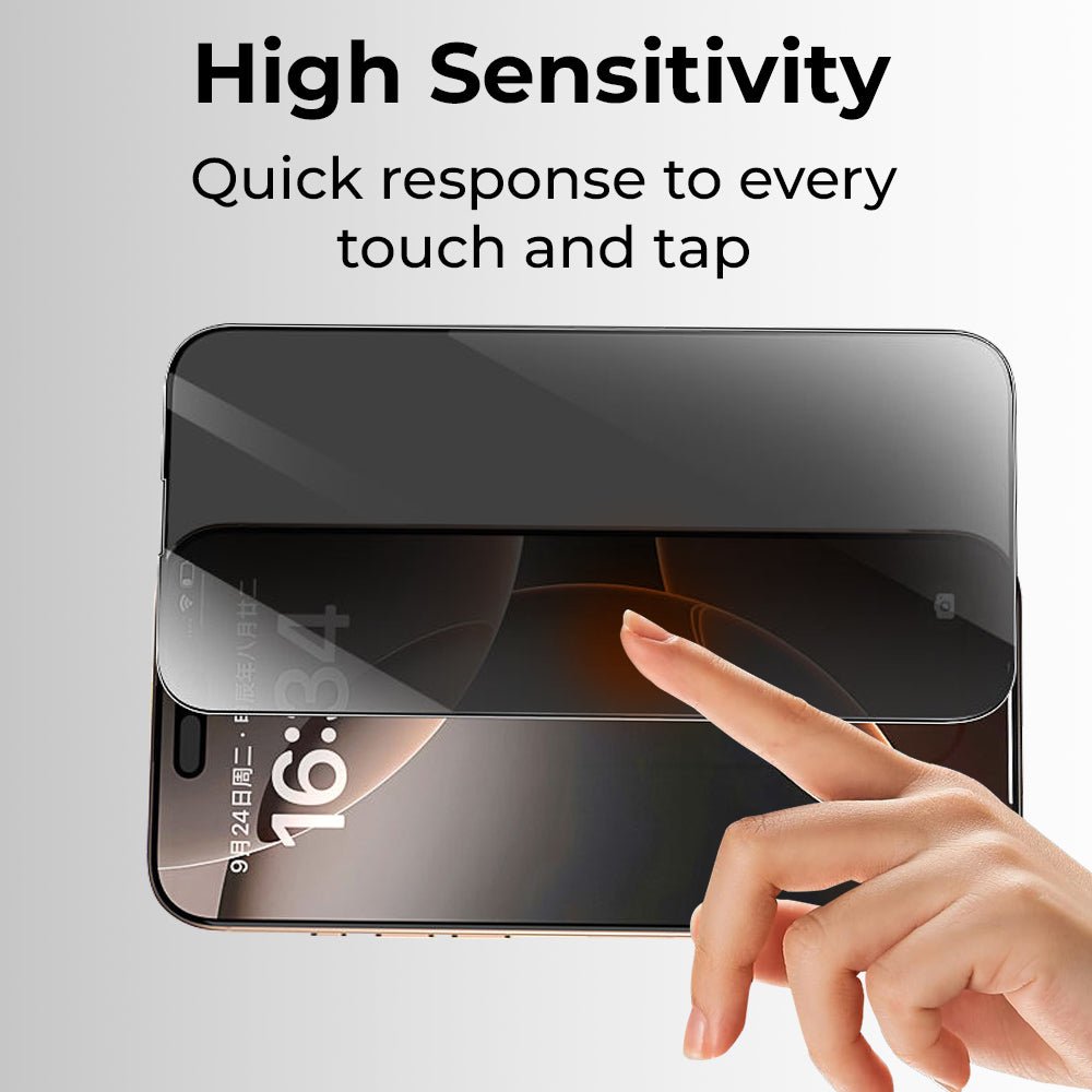 iPhone 17 Pro Bundle [Magsafe Clear Case, Privacy Screen protector] - GLASSOLOGY