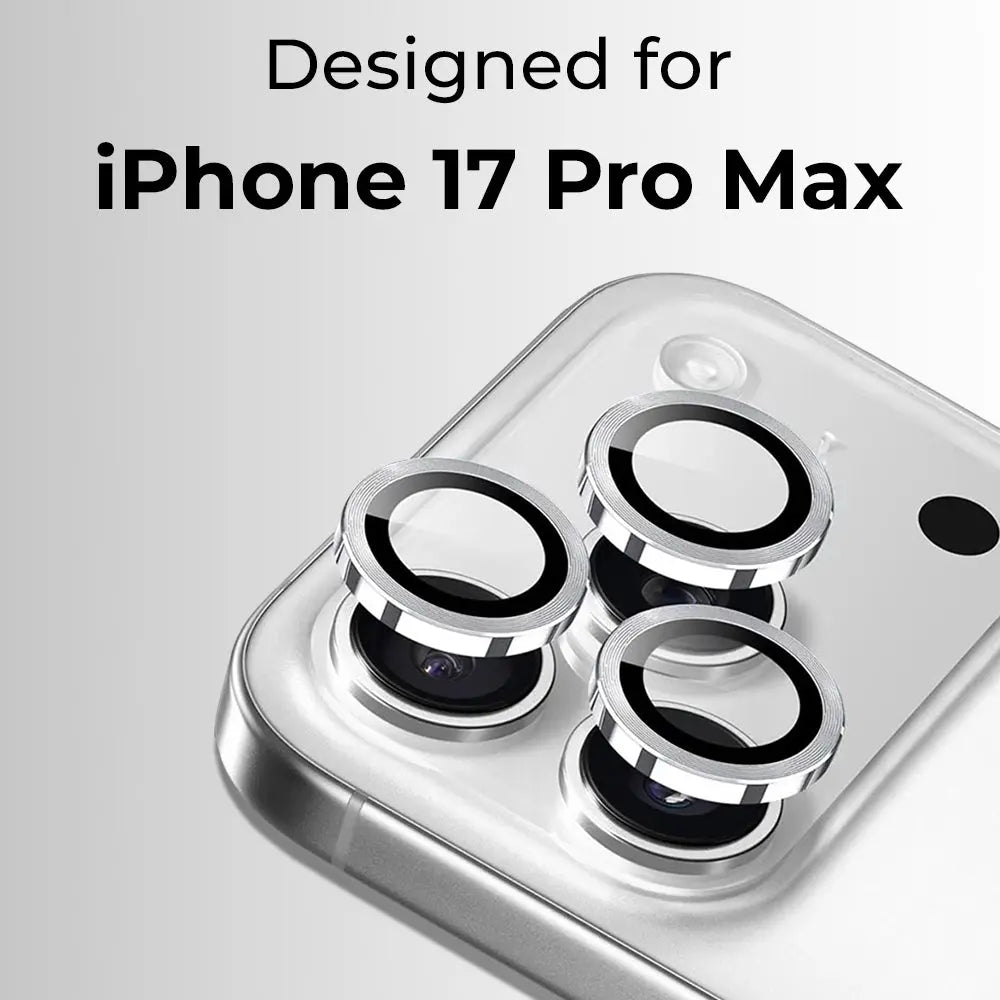 Phone case designed for iPhone 17 Pro Max with camera lens protection.
