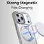 iPhone 17 Pro Max 360° Rotate Ring Stand Magsafe Case (Grey) - GLASSOLOGY