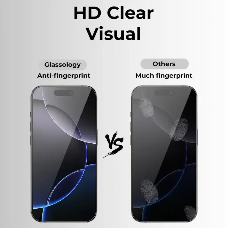 iPhone 17 Pro Max 9H Tempered Glass Screen Protector 2 - Pack - GLASSOLOGY