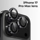 iPhone 17 Pro/Pro max Lens Protector (Black) - GLASSOLOGY