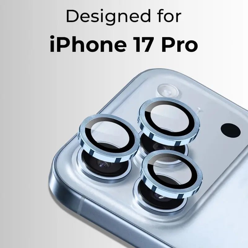 iPhone 17 Pro/Pro max Lens Protector (Blue) - GLASSOLOGY