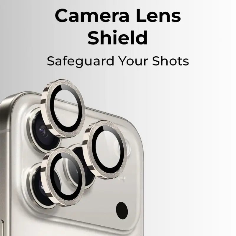 iPhone 17 Pro/Pro max Lens Protector (Grey) - GLASSOLOGY