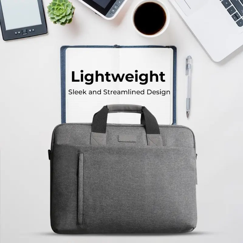 Laptop Bag 13 - 14" Inch Laptops Polyester - Grey - GLASSOLOGY