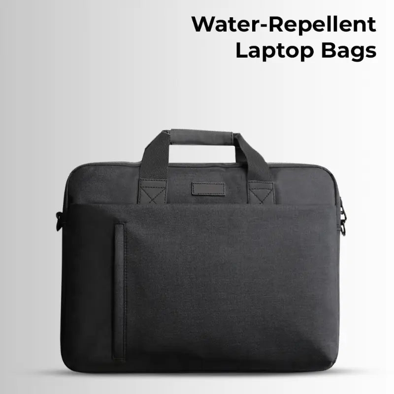 Laptop Bag for 15–16 Inch Laptops (Black) | Slim & Durable Carry Case - GLASSOLOGY