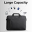 Laptop Bag for 15–16 Inch Laptops (Black) | Slim & Durable Carry Case - GLASSOLOGY