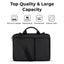 Laptop Bag for 15.4" Laptops – Lightweight Protective Design (Black) - GLASSOLOGY