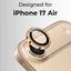 Lens Protector for Apple iPhone 17 Air - Gold - GLASSOLOGY
