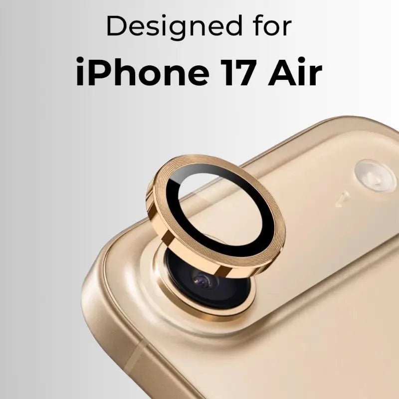 Lens Protector for Apple iPhone 17 Air - Gold - GLASSOLOGY