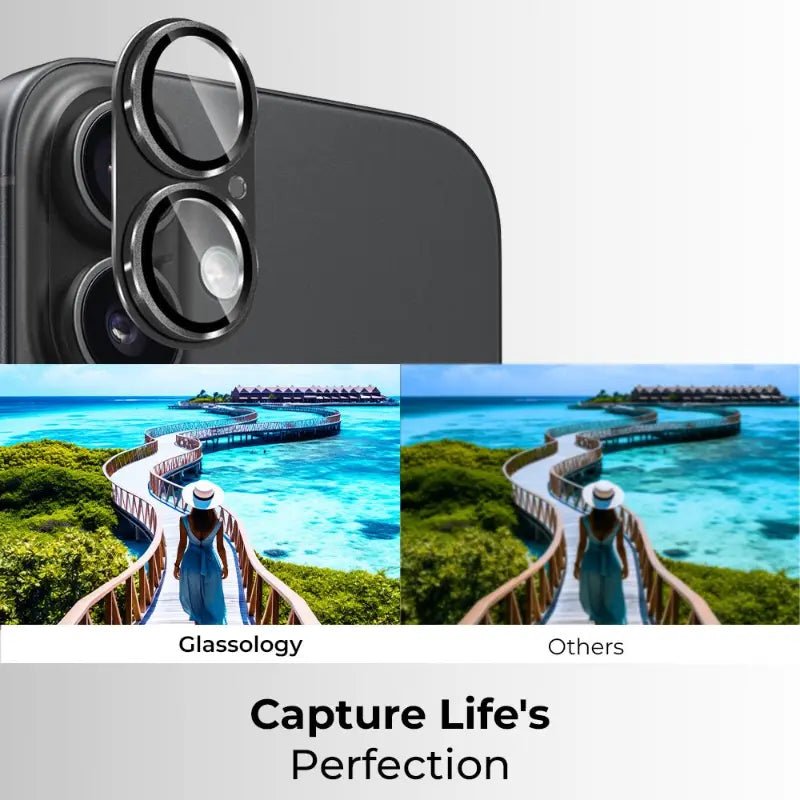 Lens Protector for Apple iPhone 17 – Black - GLASSOLOGY