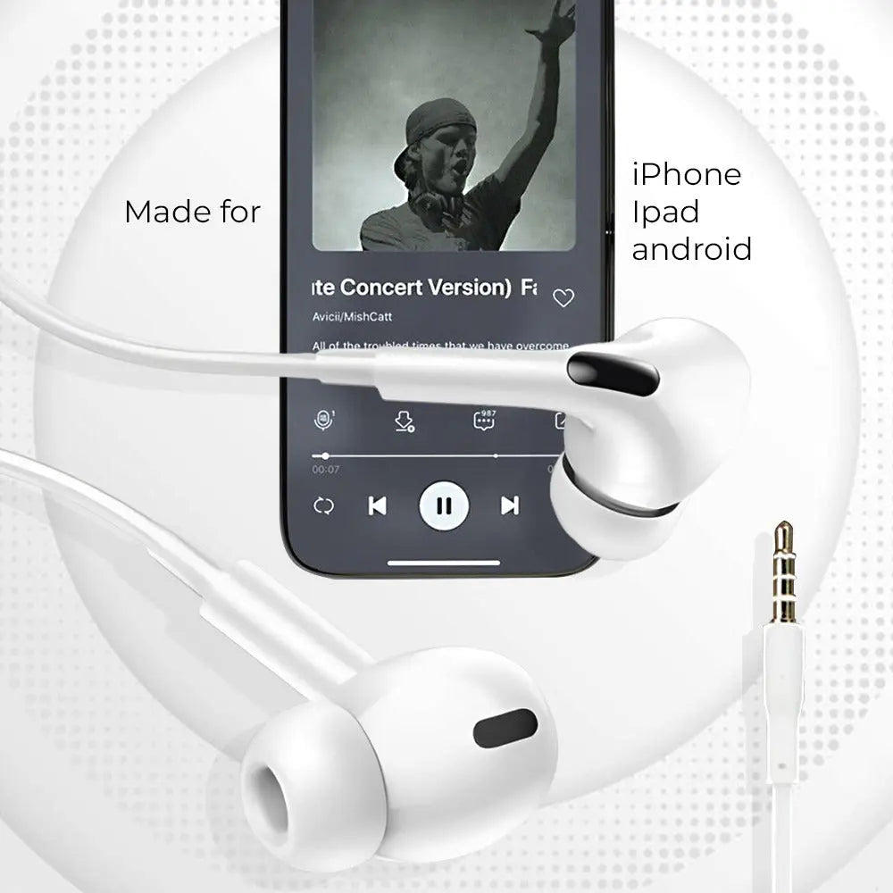 Lightning Wired In-Ear Headset with MFi Certification - GLASSOLOGY