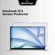 MacBook 13.3 0.3MM Ultra - Clear Tempered Glass Screen - GLASSOLOGY