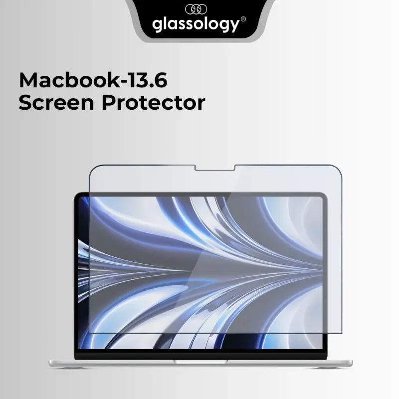 MacBook 13.6 0.3MM Ultra - Clear Tempered Glass Screen - GLASSOLOGY