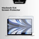 MacBook 13.6 0.3MM Ultra - Clear Tempered Glass Screen - GLASSOLOGY