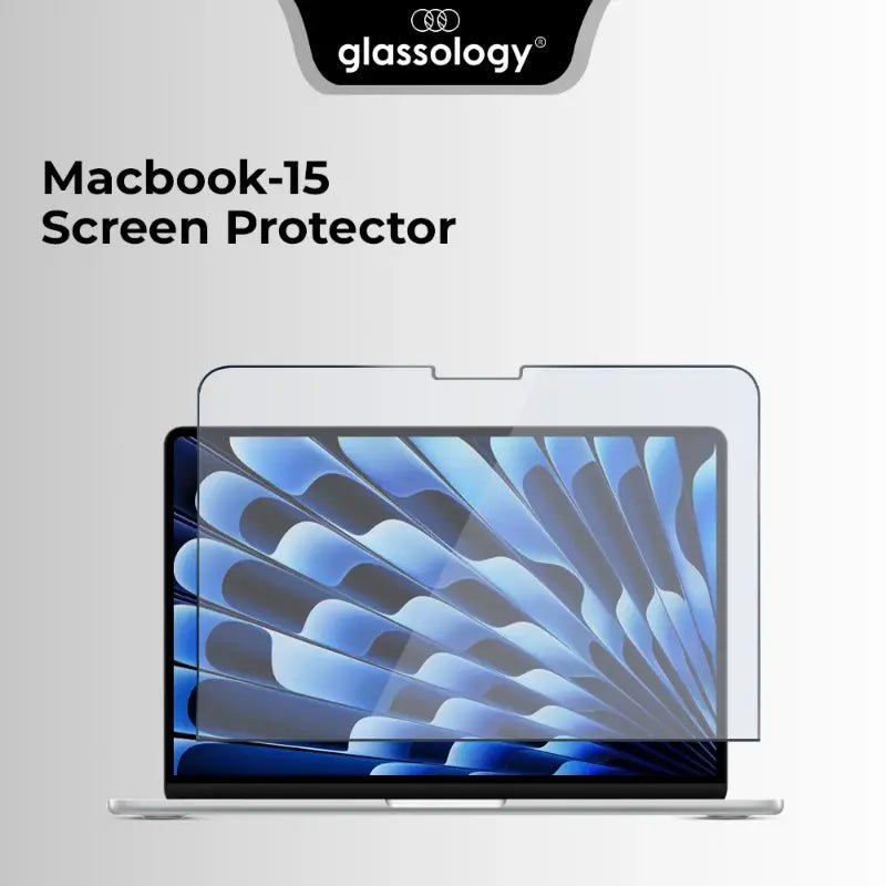 MacBook 15 0.3MM Ultra - Clear Tempered Glass Screen Protector - GLASSOLOGY