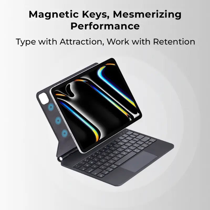 Magic Keyboard Case for iPad 10.9" (2019/2020/2021) with built - in backlit keyboard and a responsive multi - touch trackpad. - GLASSOLOGY
