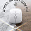Magic Touch Scroll Rechargeable Wireless Bluetooth Mouse - white - GLASSOLOGY