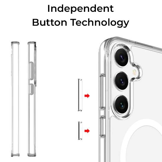 MagSafe Clear Case for Samsung Galaxy S25 - GLASSOLOGY