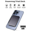 MagSafe Mini Power Bank 5000mAh (Black) - GLASSOLOGY