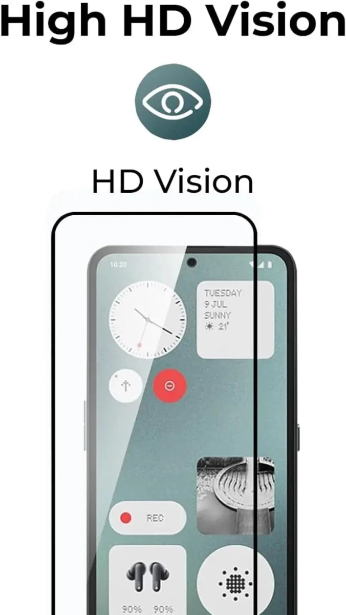 Nothing Phone 2A 9H Screen Protector - GLASSOLOGY