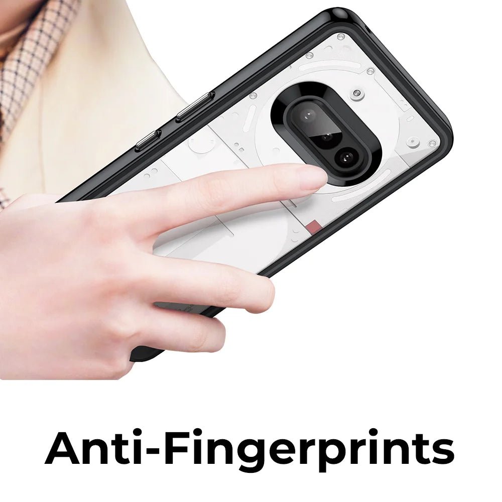 Nothing Phone(3a) Bundle Black Clear Case & Screen Protector - GLASSOLOGY