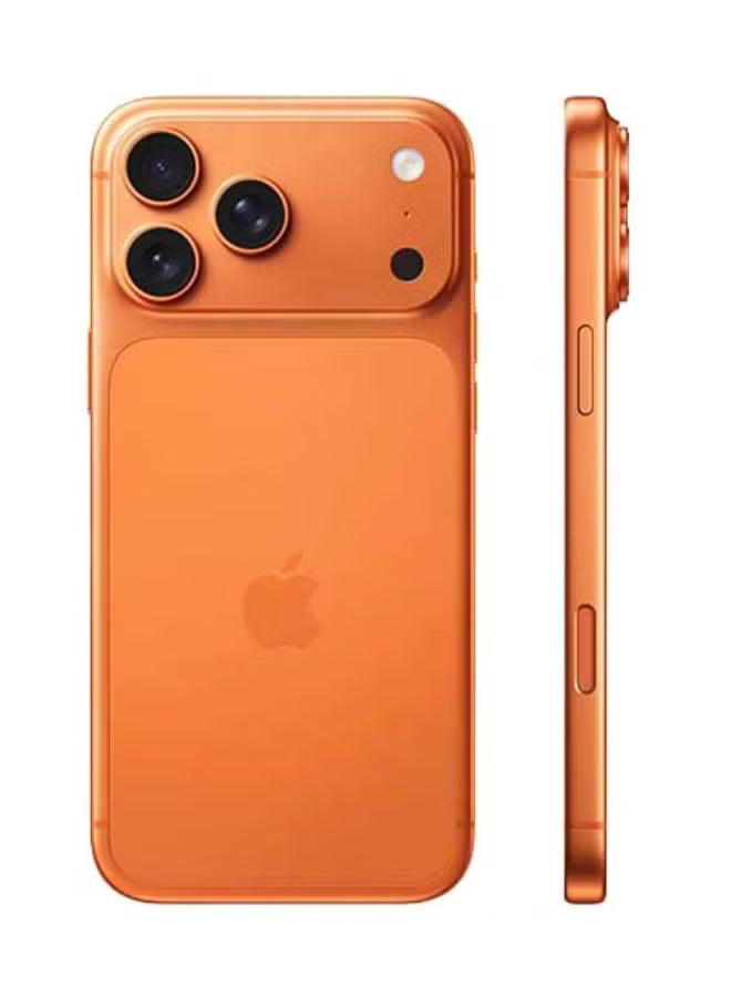 Apple iPhone 17 Pro Max 512GB Cosmic Orange 5G Middle East Version with Free 4-in-1 Accessories Bundle | eSIM Supported