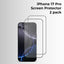 iPhone 17 Pro 9H Tempered Glass Screen Protector 2-Pack