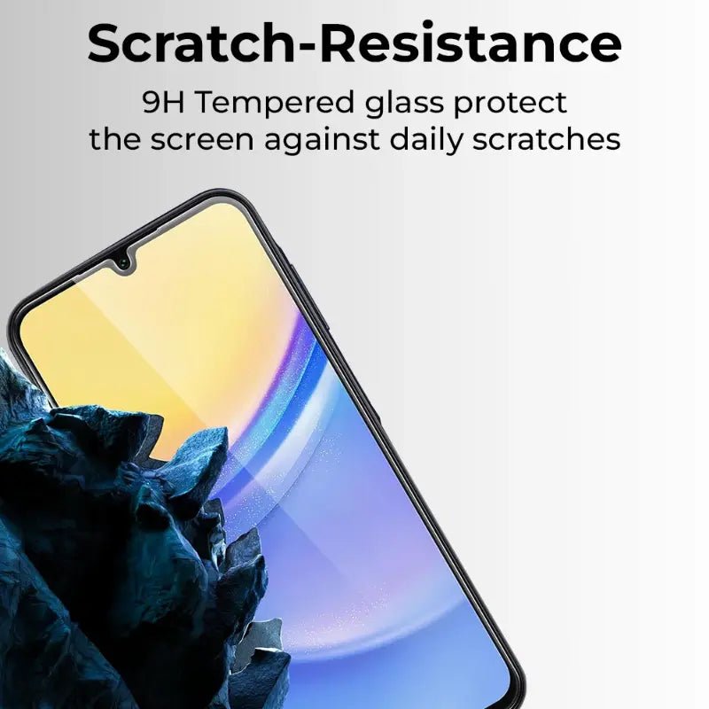 Samsung Galaxy A05s Full Coverage 9H Tempered Glass Screen - GLASSOLOGY