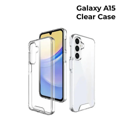 Samsung Galaxy A15 Transparent Case – Slim, Scratch - Resistant Protection - GLASSOLOGY