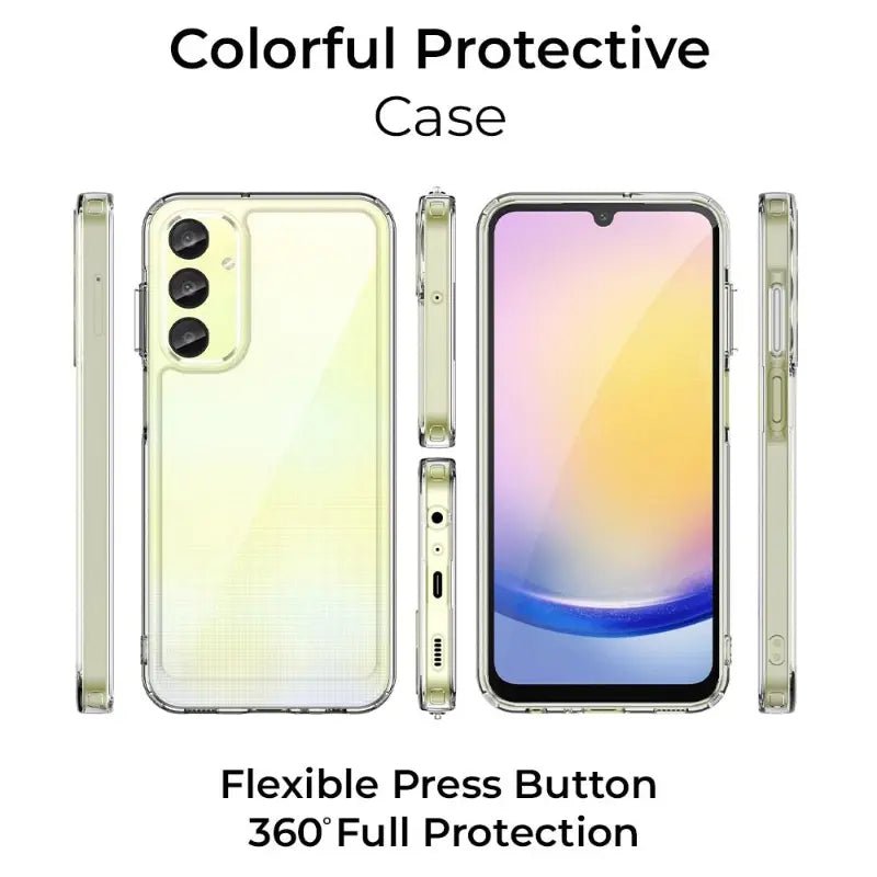 Samsung Galaxy A25 Transparent Case – Slim, Scratch - Resistant Protection - GLASSOLOGY