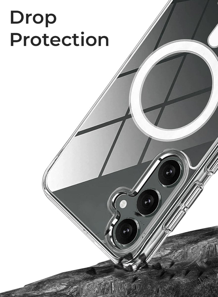 Samsung Galaxy S23 Clear Slim Silicone Case | Shockproof back cover & Camera protection - GLASSOLOGY