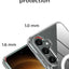 Samsung Galaxy S23 Clear Slim Silicone Case | Shockproof back cover & Camera protection - GLASSOLOGY