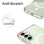 Samsung Galaxy S24 Clear Case Magnetic Shockproof, non-tarnish - Clear case - GLASSOLOGY