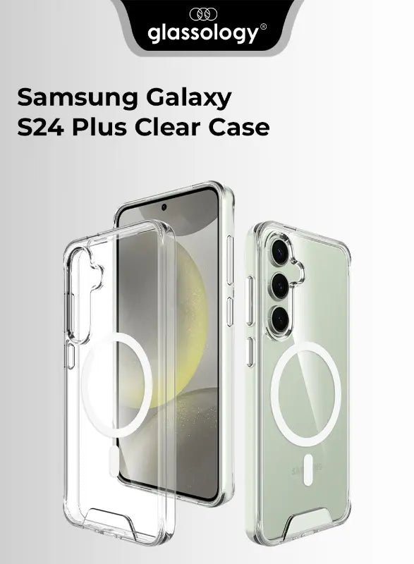 Samsung Galaxy S24+ MagSafe Clear Case + Screen Protector - GLASSOLOGY
