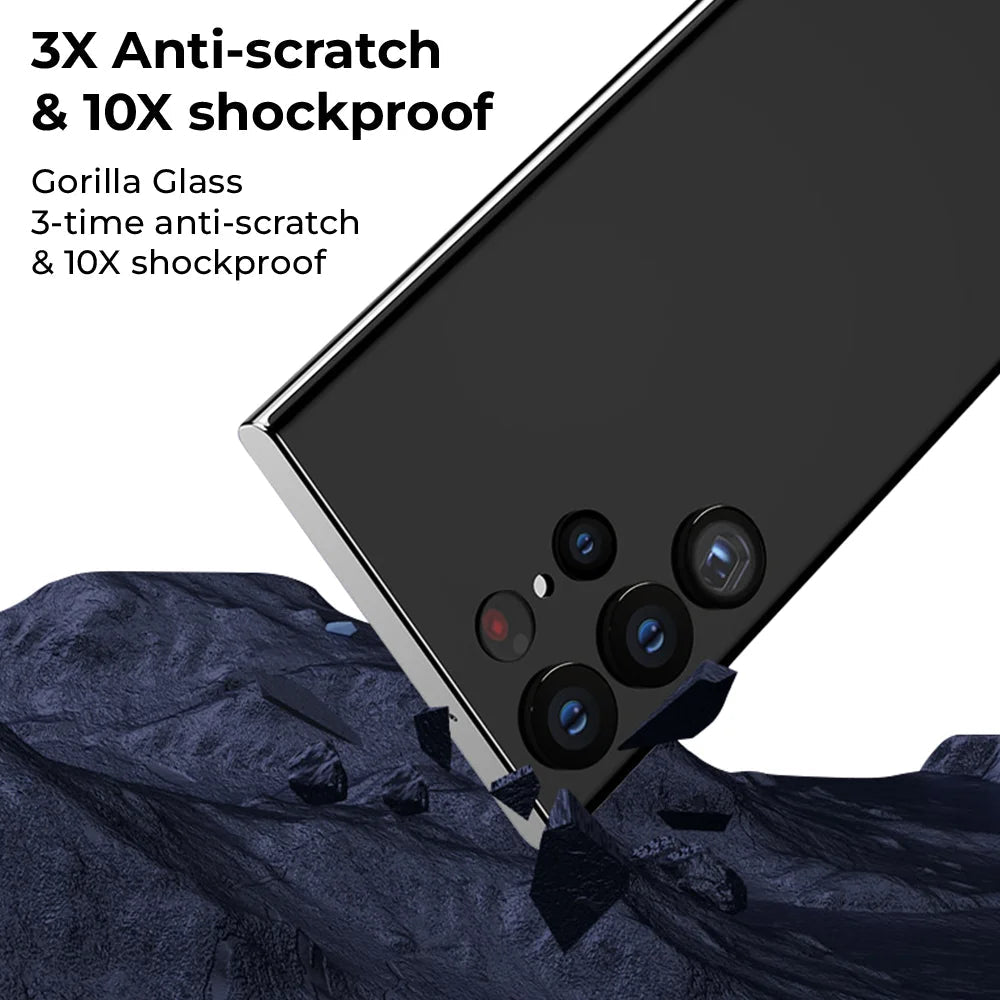 Samsung Galaxy S24 Ultra Camera Lens Guard - (Black) - GLASSOLOGY