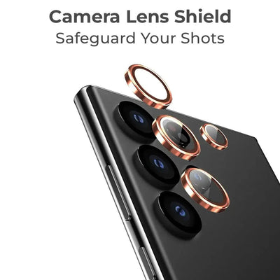 Samsung Galaxy S24 Ultra Camera Lens Guard - (Gold) - GLASSOLOGY