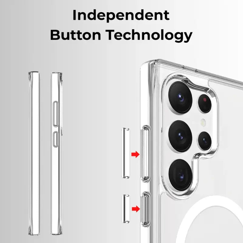 Samsung Galaxy S24 Ultra Magnetic Clear Case - GLASSOLOGY