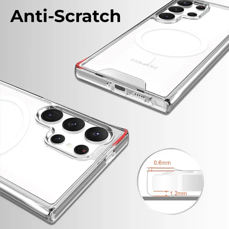 Samsung Galaxy S24 Ultra Magnetic Clear Case - GLASSOLOGY